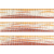 Rako ALLEGRO WLAHC001 listela oranžová 25x4,8x0,7cm, 1.tr.