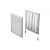 Ventilačná plastová mriežka, biela, MV250Rs-200x200
