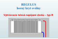 Regulus REGULUS R2/040 hliníkový radiátor napájanie zboku (v/d) 215/400 mm,biely