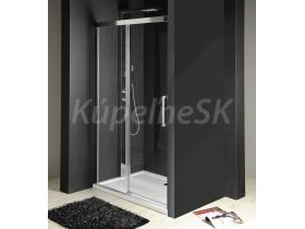 Gelco FONDURA sprchové dvere do niky 110x200 cm Číre/Chróm Posuvné dv.