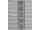 Kúpeľňový radiátor rebríkový, oblý, š. 750 v. 790, chróm