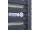 Kúpeľňový radiátor, rebríkový, rovný, s profilmi, š. 500 v. 740mm, výkon 382 W, biely