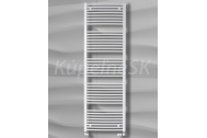 Kúpeľňový radiátor rebríkový, oblý, š. 450 v. 1480 mm, biely