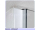 Roth Sprchové dvere jednokrídlové do niky TDN1 110, profil strieborný, sklo transpar