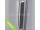 Roth Sprchové dvere jednokrídlové do niky TDN1 110, profil strieborný, sklo transpar
