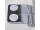 Roth Sprchové dvere do niky TZNL1 100, pravé, profil brillant, sklo číre