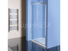 Polysan EASY LINE sprchové dvere do niky 110x190 cm, Číre/leštený Hliník Posuvné dv.