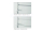 PORTA Doors SET Rámové dvere VERTE G.4 so sklom,3D fól Agát strieborný + zárubeň