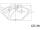 Sapho Granitový zabudovateľný drez rohový s odkvapom 105x56 cm, biela