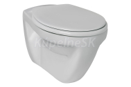 Ideal Standard V340301 EUROVIT WC Závesné 35,5x37x52, Ploché splachovanie, Biela
