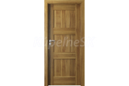 PORTA Doors SET Rámové dvere VERTE PREMIUM B.0 Plné, 3Dfólia Agát Medový+zárubeň