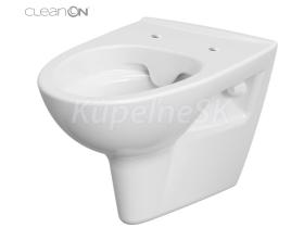 Cersanit PARVA WC misa závesná CleanOn, horizontálny odpad,bez sedadla, Biela K27-061