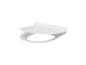 Cersanit CREA WC sedátko SLIM SoftClose 36,1x43cm duroplast, OneBu antibakt.Biela K98-0177