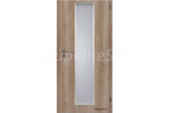 Doornite CPL-Premium laminátové ALU LINEA Natural interiérové dvere, DTD
