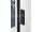 Polysan ZOOM LINE BLACK sprchové dvere do niky 130x190cm s pev. st Číre/Čierna Lietacie dv