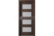 PORTA Doors SET Rámové dvere VERTE PREMIUM A.4 skloMat,3Dfólia Dub Havana+zárubeň