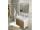 Sapho MEDIENA umývadlová skrinka 77x50,5x49cm, biela matná/dub natural