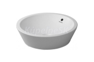 Duravit Starck 1 Wash bowl 53 cm Starck 1 white with overflow, w/o tap platform