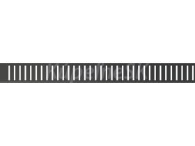 ALCA Rošt pre líniový podlahový žľab, čierna-mat PURE-1450BLACK