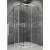 SanSwiss Top-Line TBFAC Rohový sprchový kút 2-diel. posuv.dvere, 90x90cm, AluChróm/Číre