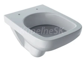 Geberit Selnova Compact Square krátke 48cm Závesné WC 480x360mm, Biele