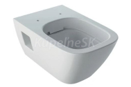 Geberit Selnova Square Závesné WC Rimfree 540x350mm Uzavretý tvar, Biele
