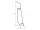 Korner EVO plastová soklová LIŠTA 70mm dľžka 2,5m na vedenie kábla - 002 Aluminium