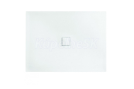 Hopa NOX Obdĺžniková sprchová vanička liaty mramor 100x90x3,5 cm, biela