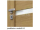 PORTA Doors SET Rámové dvere VERTE HOME H.2 so sklom, 3D fólia Agát medový + zárubeň