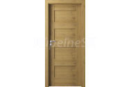 PORTA Doors Set BEZFALCOVÉ dvere VERTE PREMIUM A.0 Plné, 3Dfólia Dub Prírodný+zárubeň