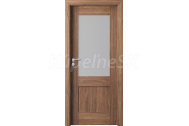 PORTA Doors Set BEZFALCOVÉ dvere VERTE PREMIUM C.1 skloMat, 3Dfólia Dub Kalifornia+zárubeň