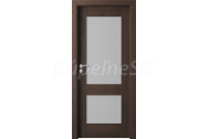 PORTA Doors Set BEZFALCOVÉ dvere VERTE PREMIUM C.2 skloMat, 3Dfólia Dub Havana+zárubeň