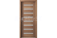 PORTA Doors Set BEZFALCOVÉ dvere VERTE PREMIUM D.8 skloMat, 3Dfólia Dub Kalifornia+zárubeň