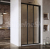Ravak ASDP3-100 Sprchové dvere posuvné trojdielne 100x198 cm, black, grape + Cleaner