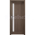 INVADO SET Rámové dvere AVERSA 1 presklené, fólia, Dub popolavý B598 + zárubeň