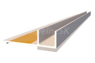 Celox Okenný profil s páskou 6 mm PVC, 2,5 m