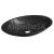 Sapho BLOK kamenné umývadlo 60x11x35 cm, čierny Marquin, matný