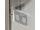 Mereo Sprchový kút, Novea, obdĺžnik, 110x90 cm, chróm ALU, sklo Číre, dvere ľavé a pevný d