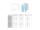Mereo Sprchový kút, Novea, obdĺžnik, 110x100 cm, chróm ALU, sklo Číre, dvere ľavé a pevný