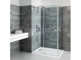Roth BIFXP 100cm Bočná stena pre sprchový kút, profil Brillant, Číre sklo
