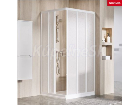 Ravak Sprchové dvere pre rohový sprchový kút ASRV3-75-198 biela, pearl + CLEANER čistič