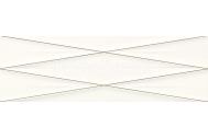 Cersanit GRAVITY WHITE SILVER INSERTO SATIN 24X74x1 cm obklad, štruk. ND856-013, 1.tr.