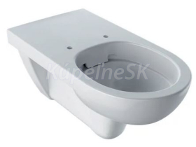 Geberit Selnova Comfort Závesné WC Rimfree pre imobilných, 700x355mm,Biele, oblé