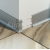 Celox Soklový profil BA, 60 mm, AL Inox kartáč dľžka 2,5 m