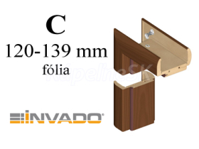 INVADO obložková nastaviteľná zárubňa CPL, pre hrúbku steny C 120-139 mm iba do akc.setu