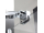 Roth CI EPF 1-krídlové sprchové dvere s pevným dielom 100x200cm, Brillant/sk.Číre
