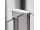Roth CI EPF 1-krídlové sprchové dvere s pevným dielom 110x200cm, Brillant/sk.Číre