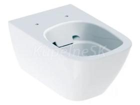 Geberit Smyle Square Závesné WC hlboké splachovanie, Rimfree, 35x54cm, Biele