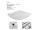 Mereo Sprchový set z Kory Lite, štvrťkruh, 90 cm, chróm ALU, sklo Grape a nízké SMC vaničk