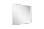 RAVAK STRIP I zrkadlo 800x700 mm,rám Biely s osvetlením+Cleaner